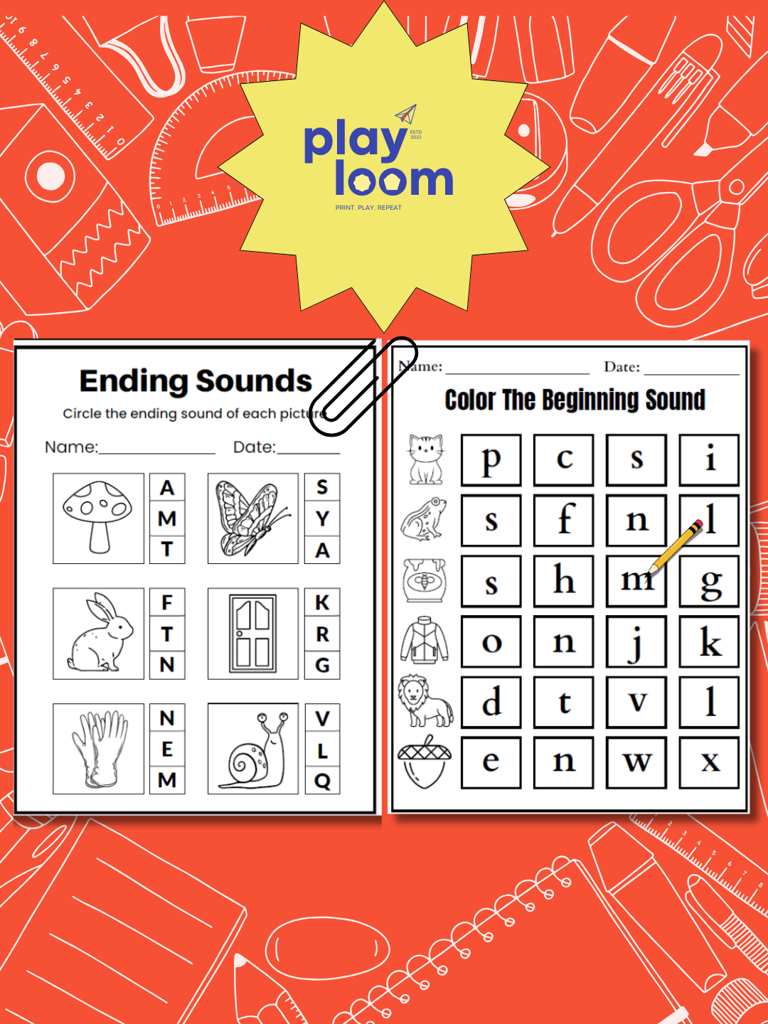 Make learning letters fun with Playloom’s Alphabet Mastery Kit — printable tracing, phonics, and letter-recognition activities for kids aged 3–6. Loved by 5000+ parents and teachers!